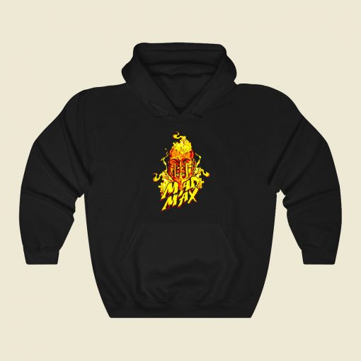 Maxs Burning Head Funny Graphic Hoodie