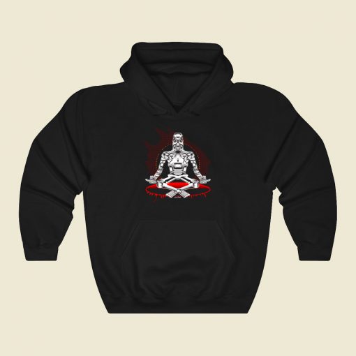 Meditator Funny Graphic Hoodie