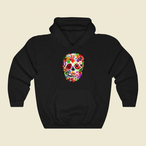 Melting Flowers Funny Graphic Hoodie