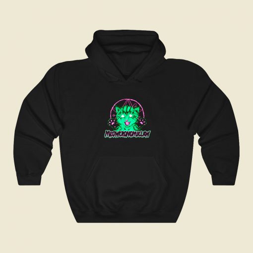 Meowcronomiclaw Funny Graphic Hoodie