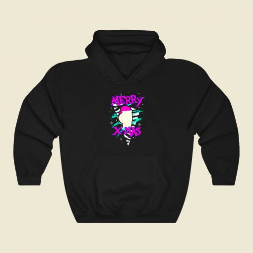 Merry X Mas Funny Graphic Hoodie