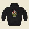 Mitesized Dredd Funny Graphic Hoodie