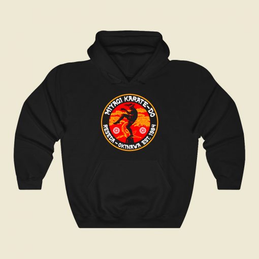 Miyagi Karate Do Crane Kick Funny Graphic Hoodie