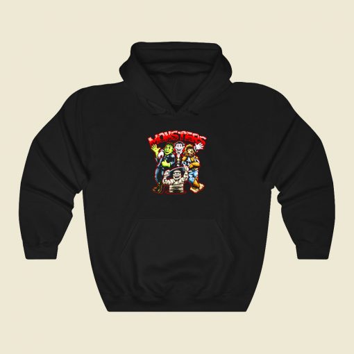 Monsters Funny Graphic Hoodie