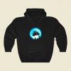 Moon Biker Funny Graphic Hoodie