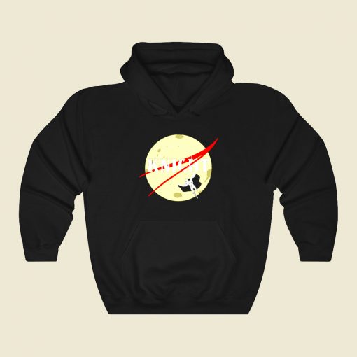 Moon Yellow Funny Graphic Hoodie