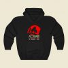 Mothman Animated Series Funny Graphic Hoodie