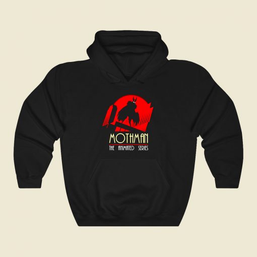 Mothman Animated Series Funny Graphic Hoodie