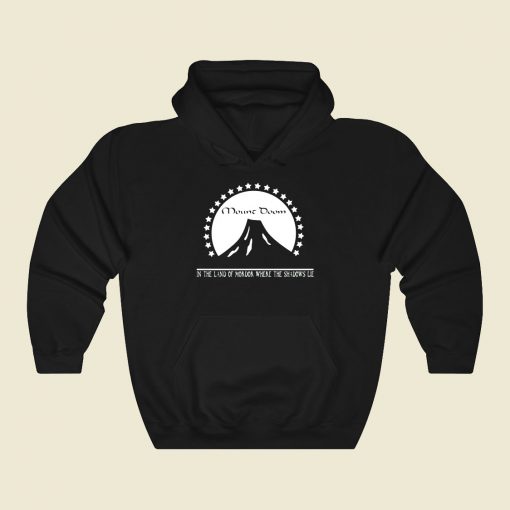 Mount Doom Funny Graphic Hoodie