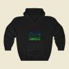 Mountains Lines Landscape Funny Graphic Hoodie