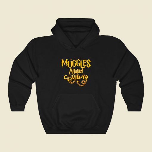 Muggles Against Covid 19 Funny Graphic Hoodie