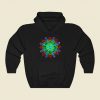 Neon Mandala Funny Graphic Hoodie