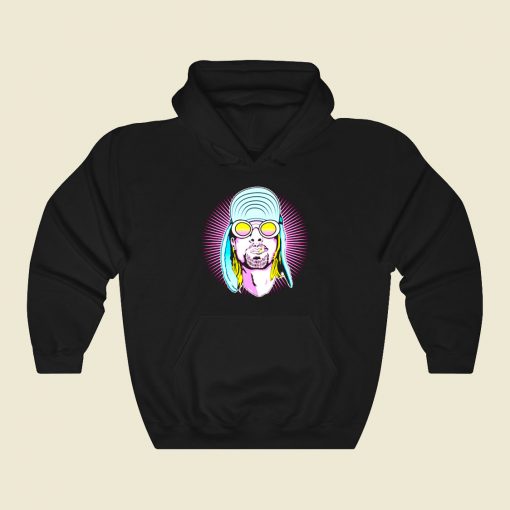 Neon Nirvana Funny Graphic Hoodie