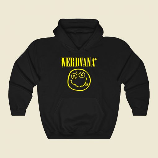 Nerdvana Funny Graphic Hoodie