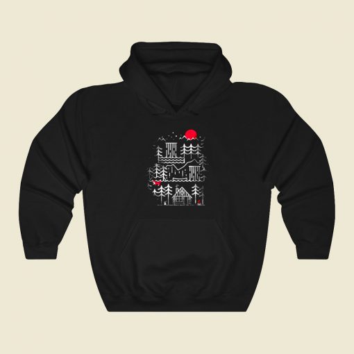 Nightcabin Funny Graphic Hoodie