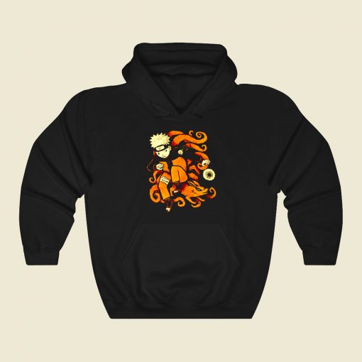 Nine Tails Funny Graphic Hoodie