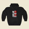 No Coffee No Workee Funny Graphic Hoodie