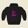 No Mask No Empathy Pink Text Funny Graphic Hoodie