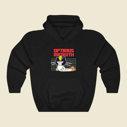 Optimus Meowth Funny Graphic Hoodie