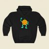 Orange Happy Jack O Lantern Funny Graphic Hoodie