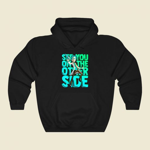 Other Side Funny Graphic Hoodie