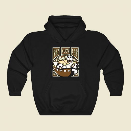 Panda Ramen Funny Graphic Hoodie