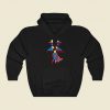 Patriotic Fusion Funny Graphic Hoodie