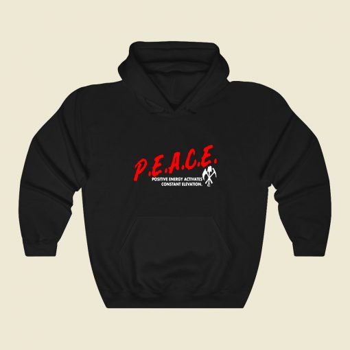 Peace Funny Graphic Hoodie