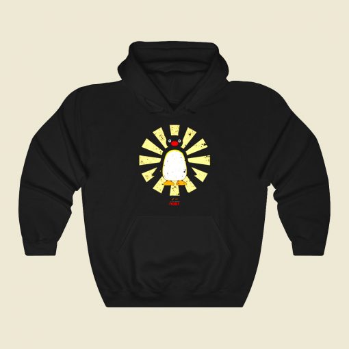 Pingu Noot Retro Japanese Funny Graphic Hoodie