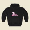 Pink Panthro Funny Graphic Hoodie