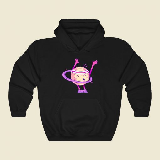 Planet Hula Hoop Funny Graphic Hoodie