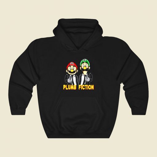 Plumb Fiction Funny Graphic Hoodie