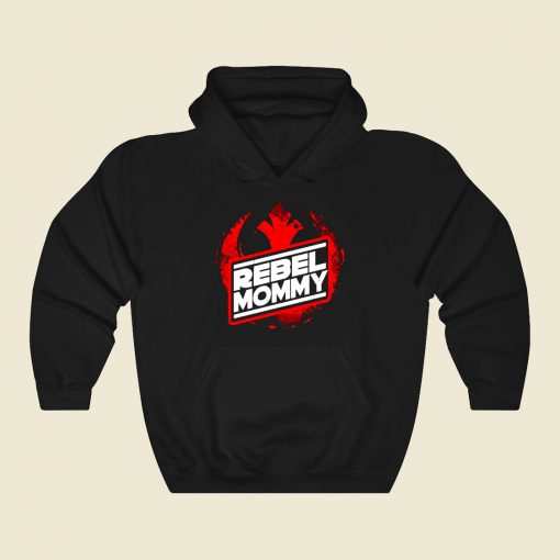 Rebel Mommy Funny Graphic Hoodie