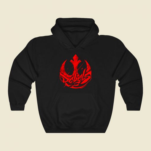 Rebels Vdark Funny Graphic Hoodie