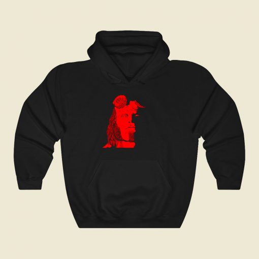 Red Demon Funny Graphic Hoodie