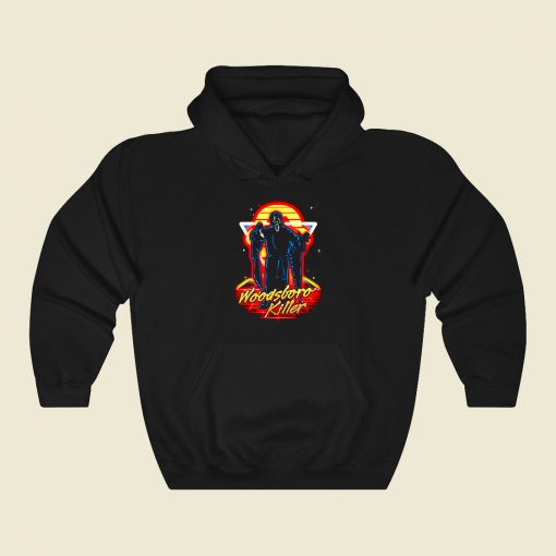 Retro Woodsboro Killer Funny Graphic Hoodie