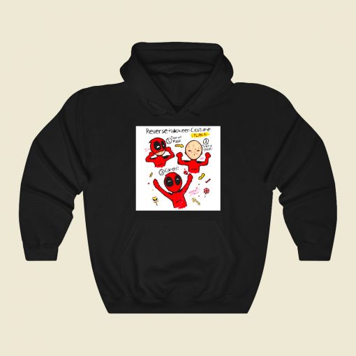 Reverse Costume Funny Graphic Hoodie