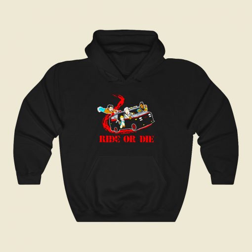 Ride Or Die Funny Graphic Hoodie