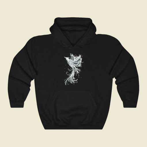 Rising Phoenix Tattoo Funny Graphic Hoodie