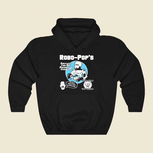 Robopops Cereal Box Mashup Funny Graphic Hoodie