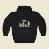 Robot Road V2 Funny Graphic Hoodie