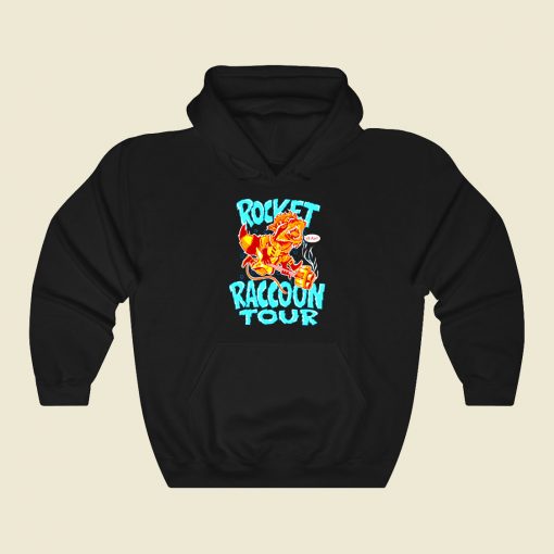 Rocket Raccoon Tour Funny Graphic Hoodie