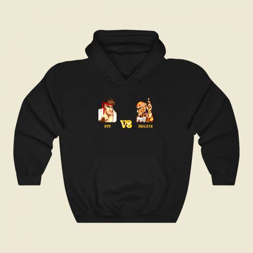 Ryu Vs Dhalsim Fight Funny Graphic Hoodie