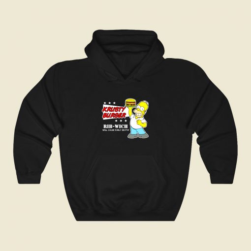 S Burger Shop Hversion Funny Graphic Hoodie