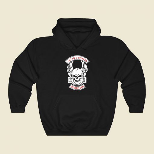 Satans Helpers Funny Graphic Hoodie