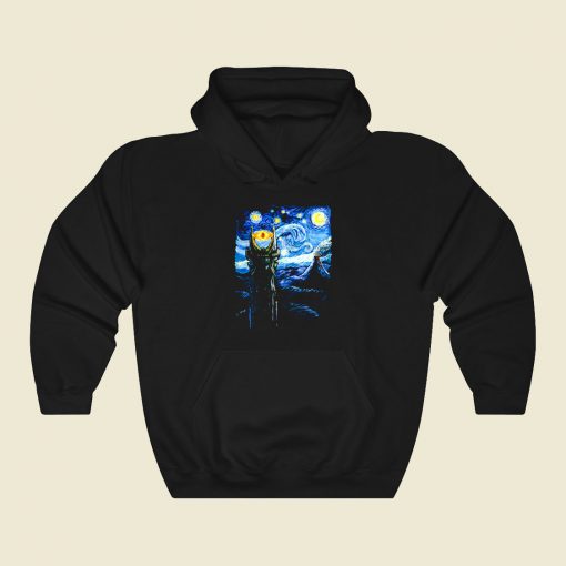 Sauron Van Gogh Funny Graphic Hoodie