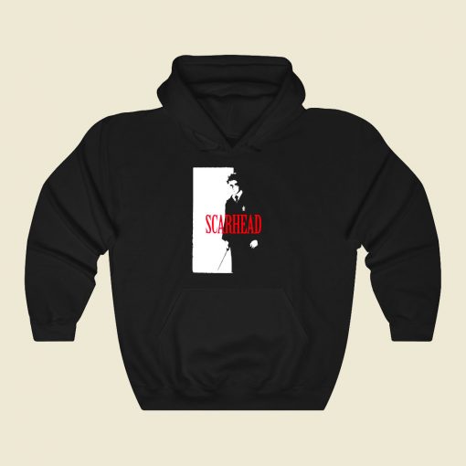 Scarhead Funny Graphic Hoodie