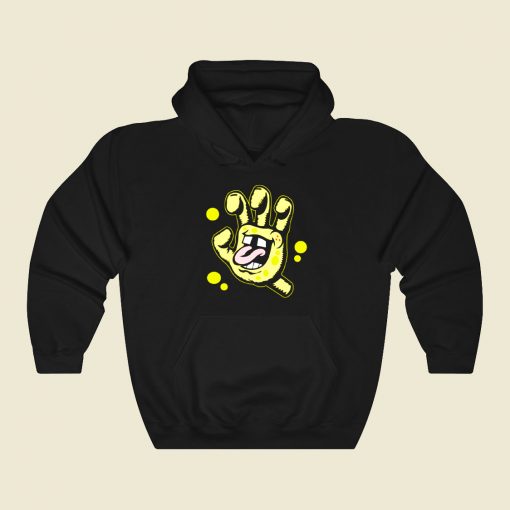 Screaming Sponge Funny Graphic Hoodie