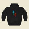 Seahorse Tattoo Duo Funny Graphic Hoodie