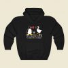 Select Penguin Vs Goose Funny Graphic Hoodie